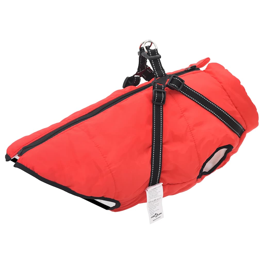 Hundemantel Hundejacke Hundeweste Mit Geschirr Wasserdicht Reflektierend Vidaxl
