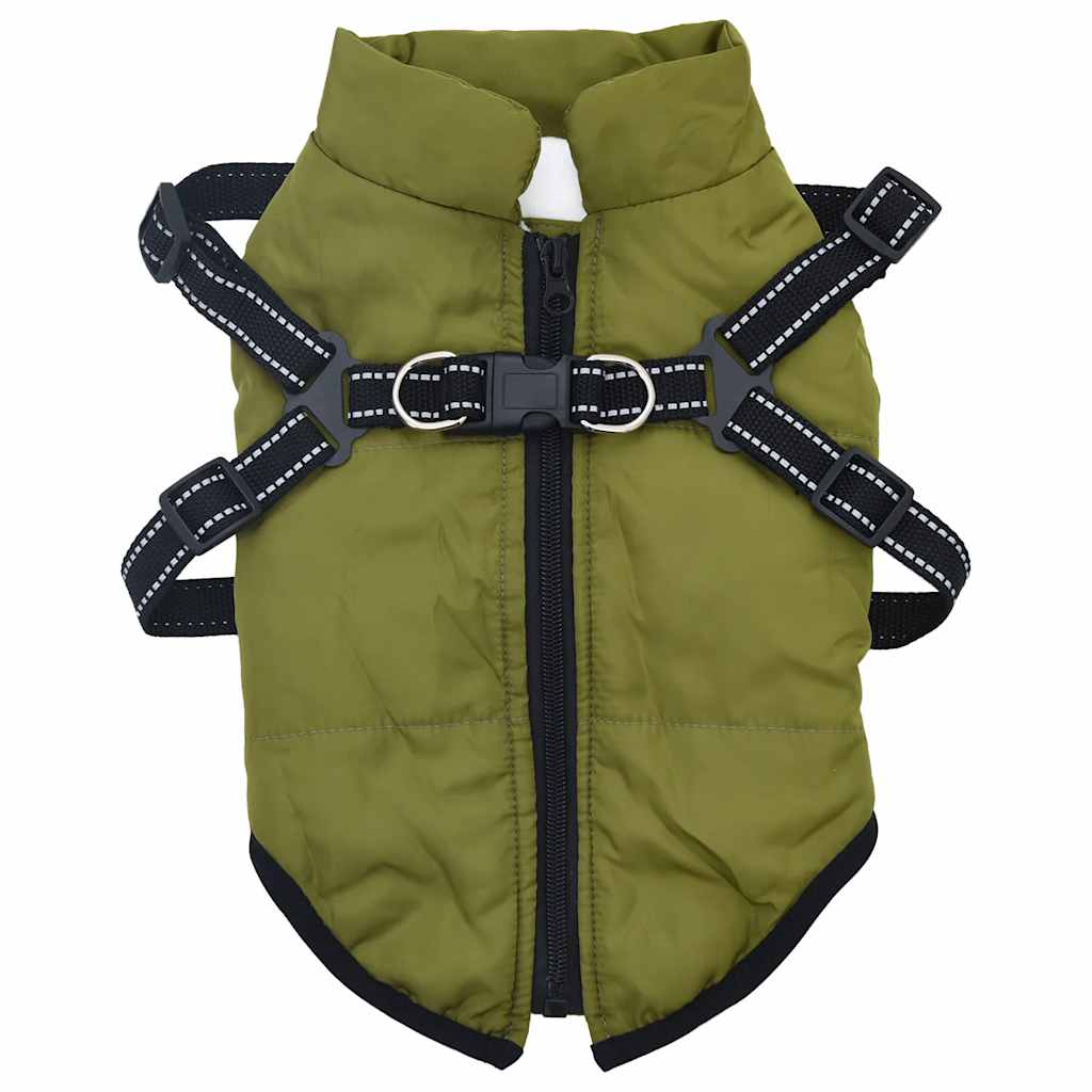 Hundemantel Hundejacke Hundeweste Mit Geschirr Wasserdicht Reflektierend Vidaxl