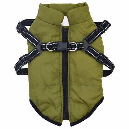 Hundemantel Hundejacke Hundeweste Mit Geschirr Wasserdicht Reflektierend Vidaxl