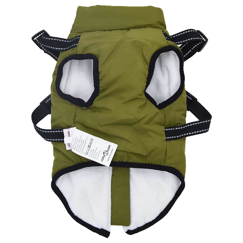 Hundemantel Hundejacke Hundeweste Mit Geschirr Wasserdicht Reflektierend Vidaxl
