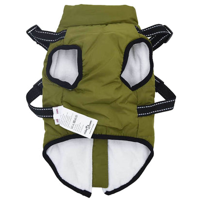 Hundemantel Hundejacke Hundeweste Mit Geschirr Wasserdicht Reflektierend Vidaxl