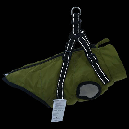 Hundemantel Hundejacke Hundeweste Mit Geschirr Wasserdicht Reflektierend Vidaxl