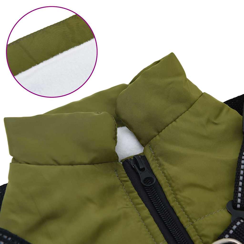 Hundemantel Hundejacke Hundeweste Mit Geschirr Wasserdicht Reflektierend Vidaxl