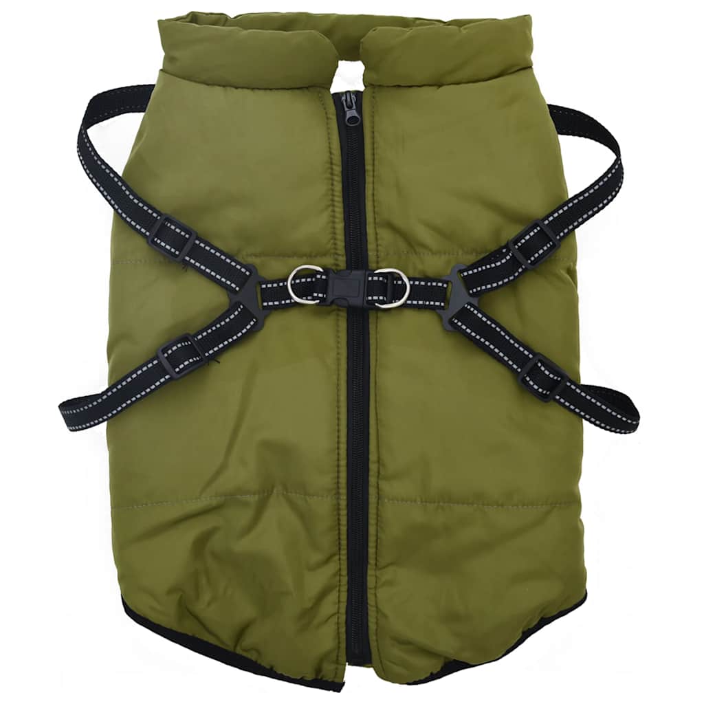 Hundemantel Hundejacke Hundeweste Mit Geschirr Wasserdicht Reflektierend Vidaxl