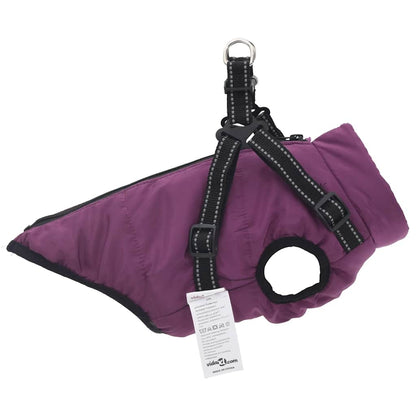 Hundemantel Hundejacke Hundeweste Mit Geschirr Wasserdicht Reflektierend Vidaxl