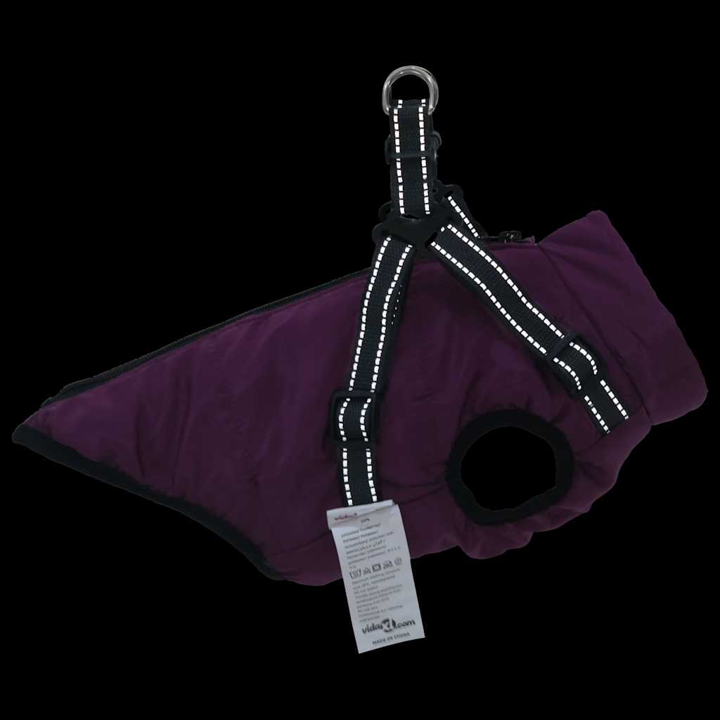 Hundemantel Hundejacke Hundeweste Mit Geschirr Wasserdicht Reflektierend Vidaxl