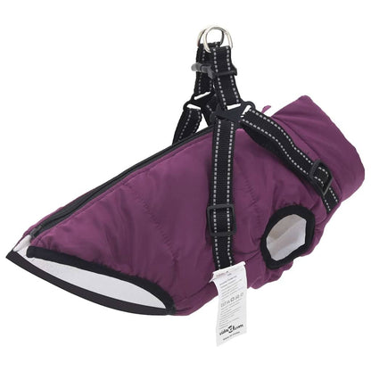 Hundemantel Hundejacke Hundeweste Mit Geschirr Wasserdicht Reflektierend Vidaxl
